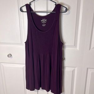 Torrid Eggplant tank top size 2